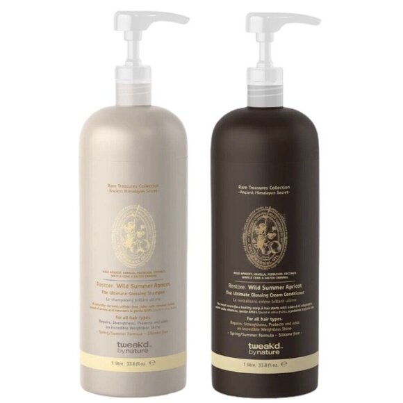 Tweak'd By Nature Chuli Wild Summer Apricot Shampoo & Conditioner 33.8 oz ea New - Picture 1 of 2